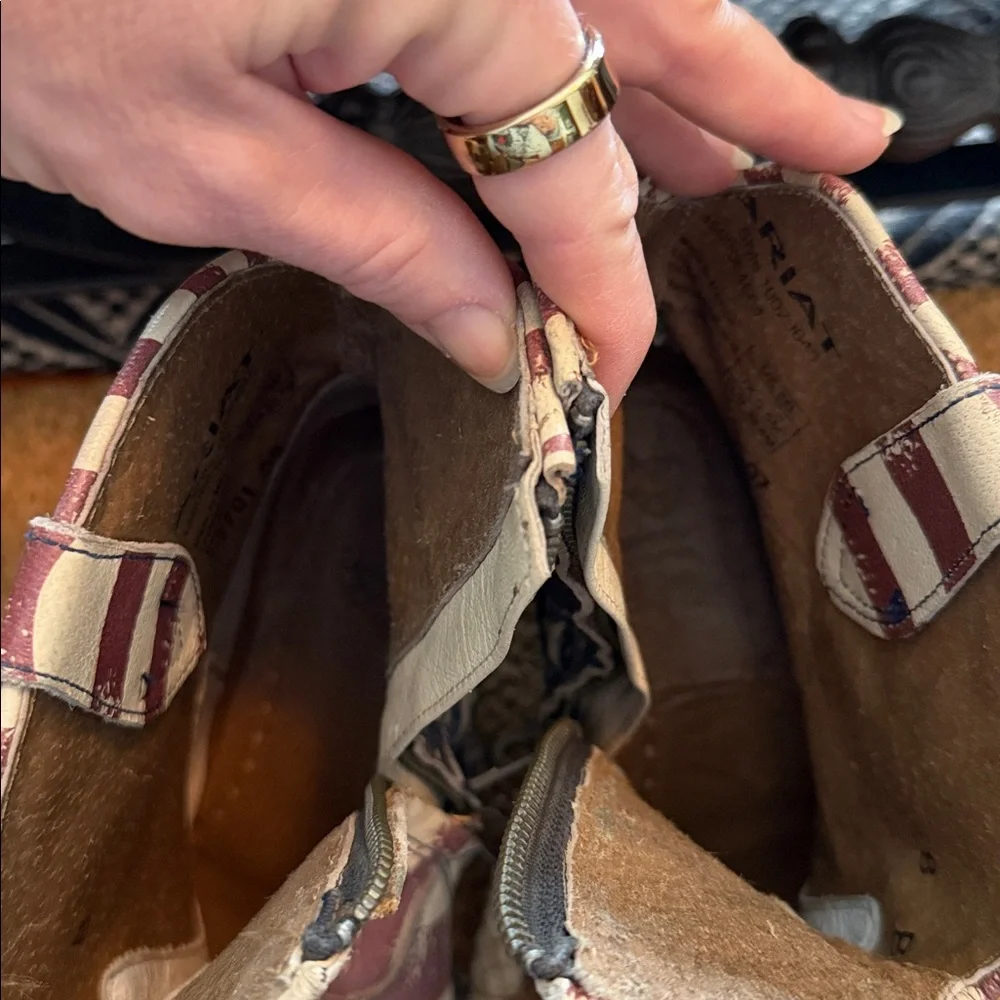 Ariat Womens Circuit Cruz Western Boot American Flag Print - Picture 6 of 6